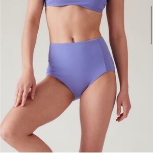 Athleta Essential High Waist Swim Boyshort - Periwinkle